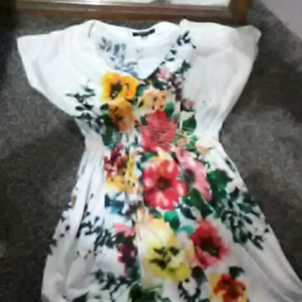 A little floral forever dress